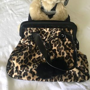 City streets Leopard Purse